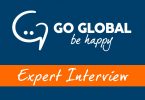 Logo Go Global Be Happy with Expert Interview banner