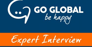 Logo Go Global Be Happy with Expert Interview banner