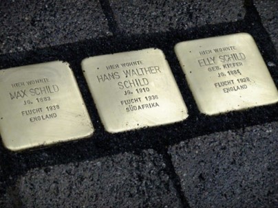 Commemorative plates for Jews in Nazi Germany